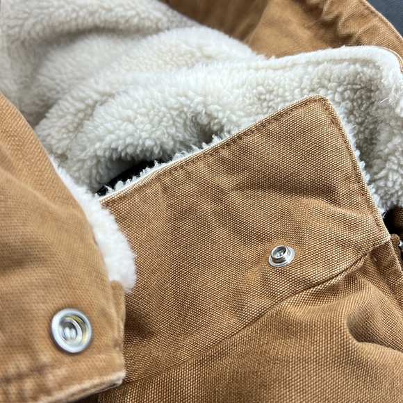 Carhartt Discontinued Sherpa Lined Wildwood Jacket 100815-211 Yellowstone XL - Picture 11 of 15